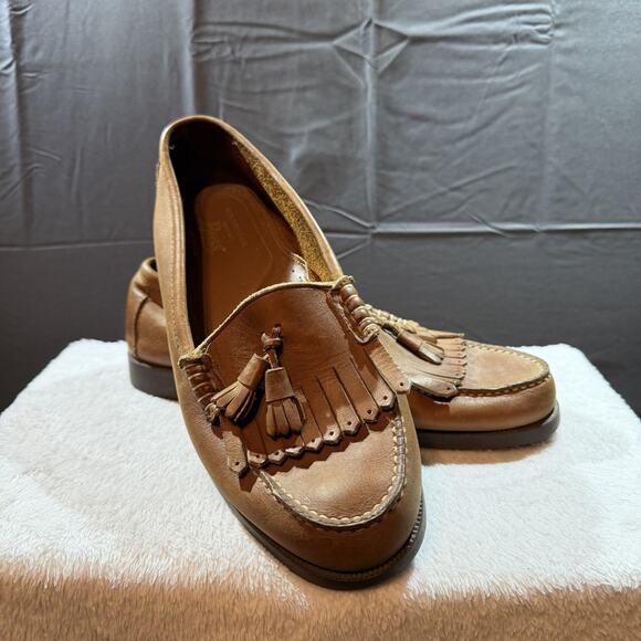 G.H. Bass Tassel Loafers Leather Men’s 7